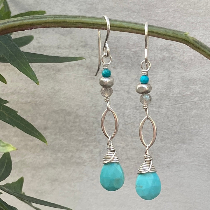 Three Step Earrings