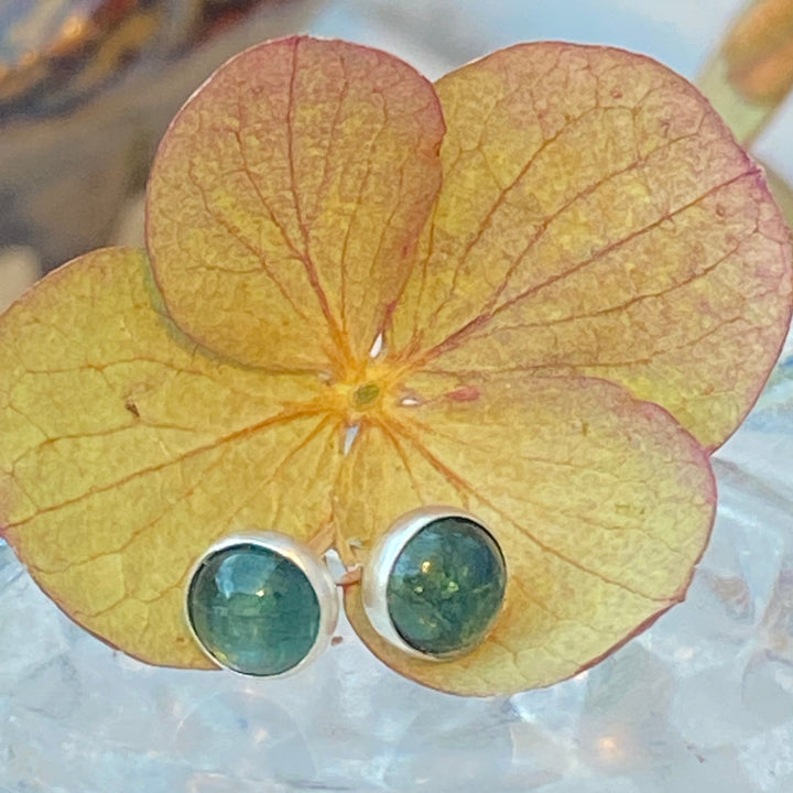 Tiny Stone Post Earrings