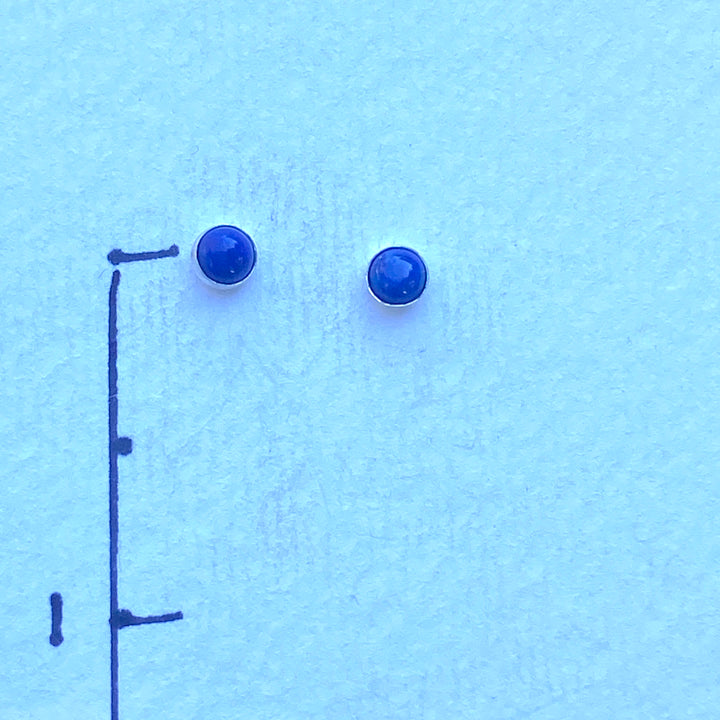 Tiny Stone Post Earrings