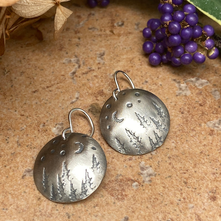 Idaho at Night Earrings