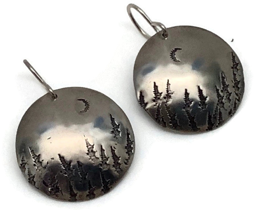 Idaho at Night Earrings