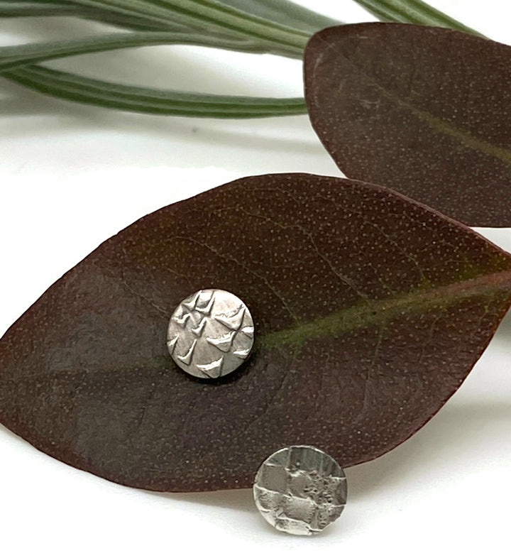 Tiny Textured Post Earrings
