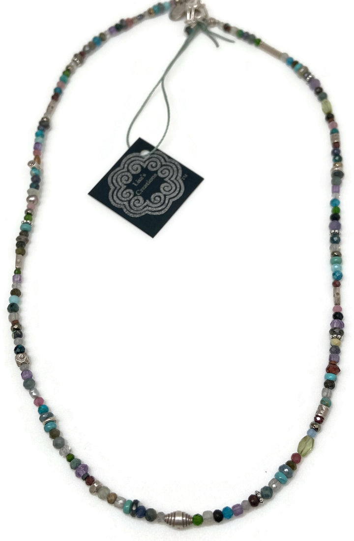 Delicate Mixed Gem Necklace