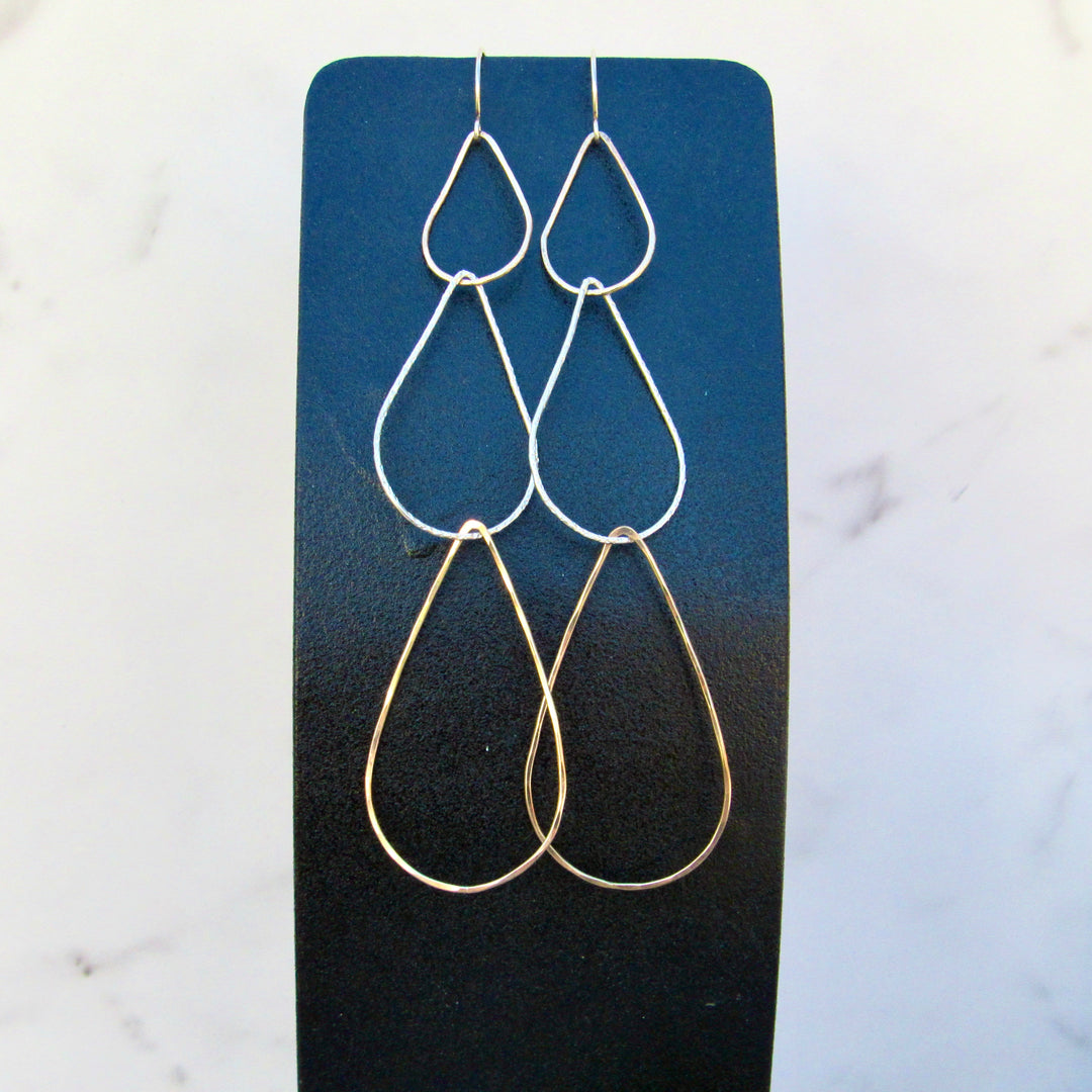 Geometric Chandelier Earrings