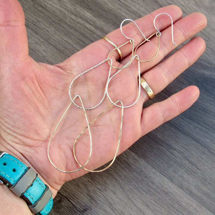 Geometric Chandelier Earrings