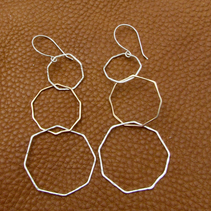 Geometric Chandelier Earrings