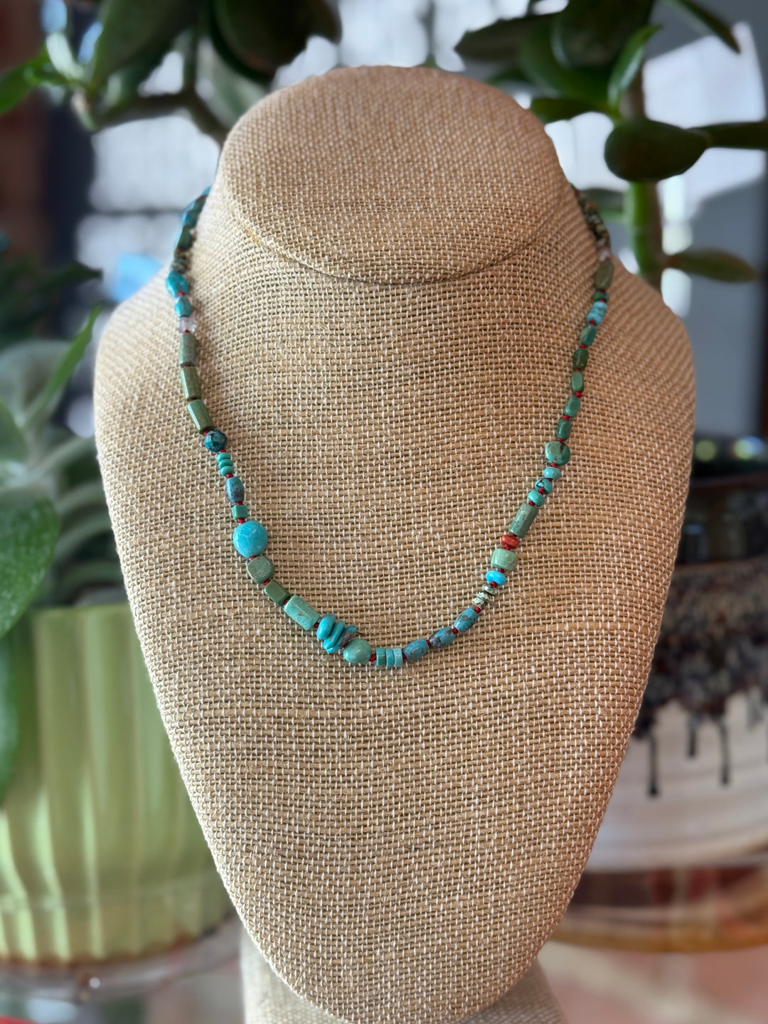 Turquoise Landscape Necklace