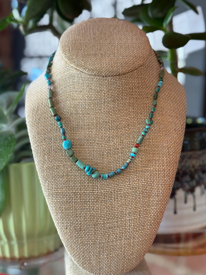 Turquoise Landscape Necklace