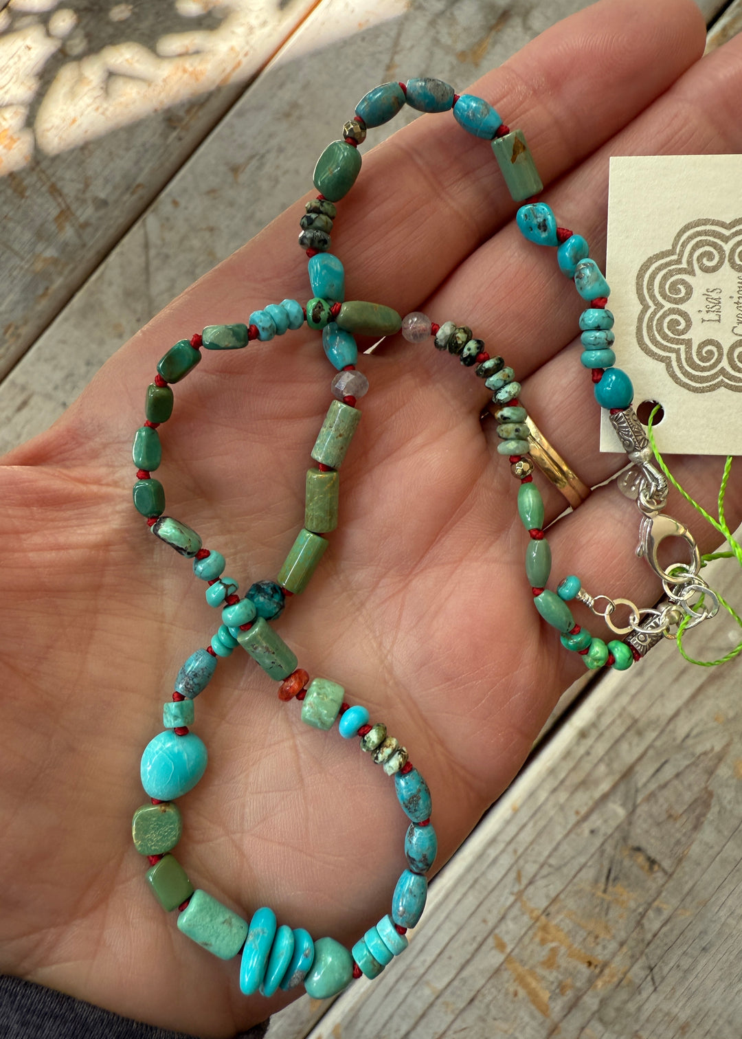 Turquoise Landscape Necklace