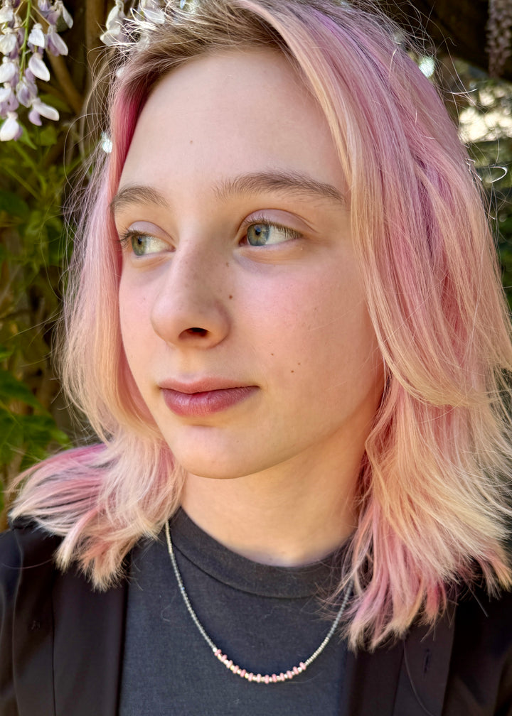 Trails of Rhodochrosite Necklace
