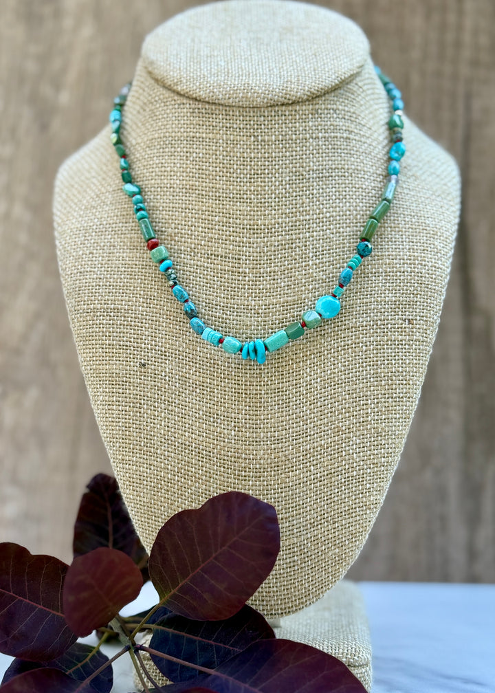Turquoise Landscape Necklace