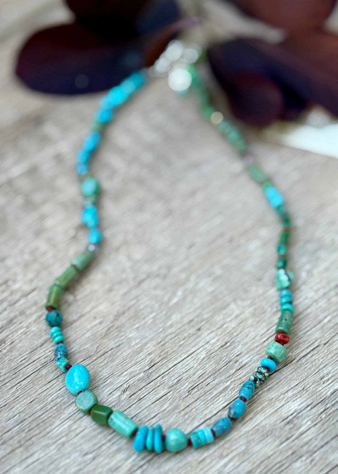 Turquoise Landscape Necklace