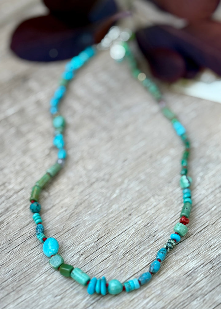 Turquoise Landscape Necklace