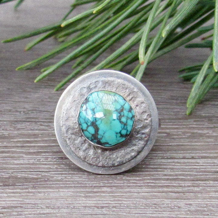 Circular Turquoise Ring