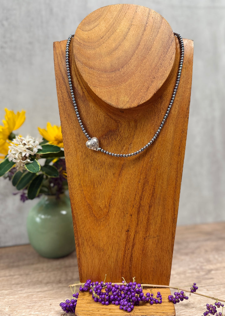 Pearl Heart Necklace