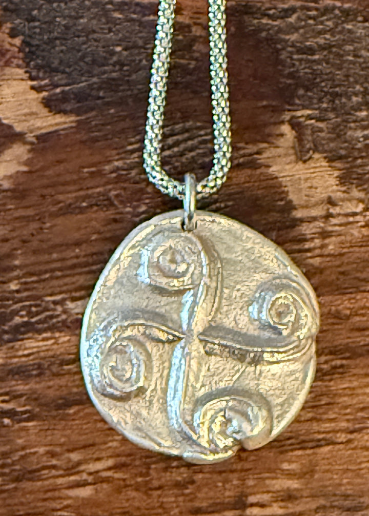 Lauburu Basque Cross Necklaces