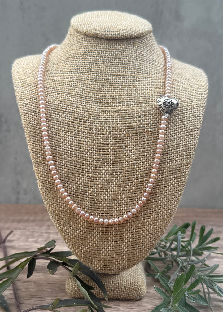 Pearl Heart Necklace