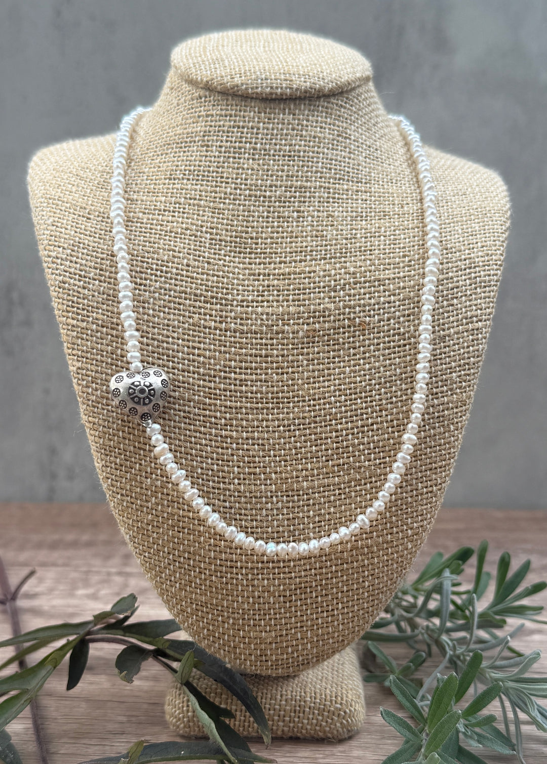 Pearl Heart Necklace