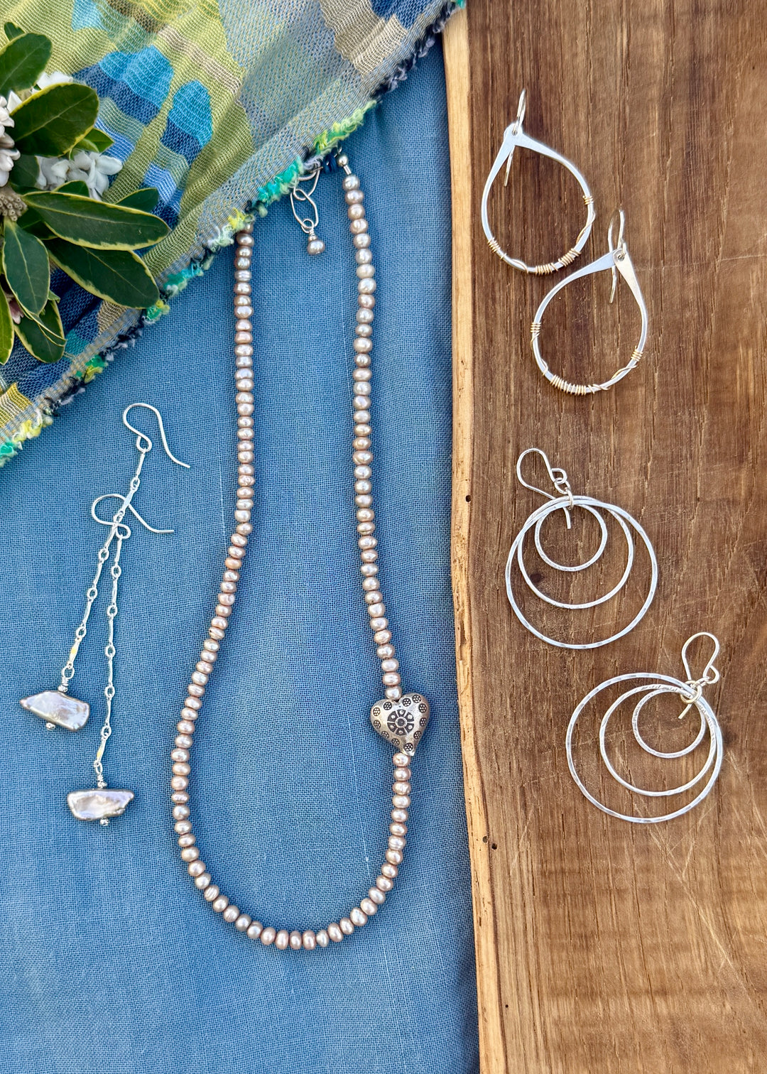 Pearl Heart Necklace