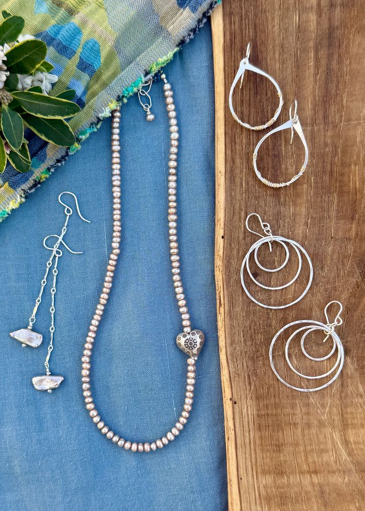 Pearl Heart Necklace