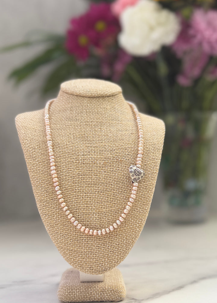 Pearl Heart Necklace