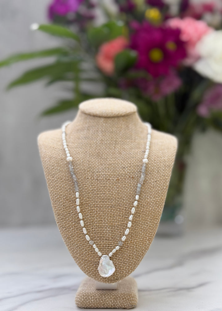 Petal Pearl Necklace