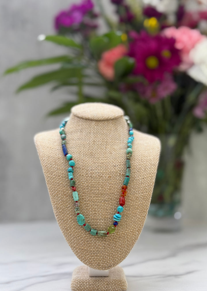 Turquoise Earth and Sky Necklace