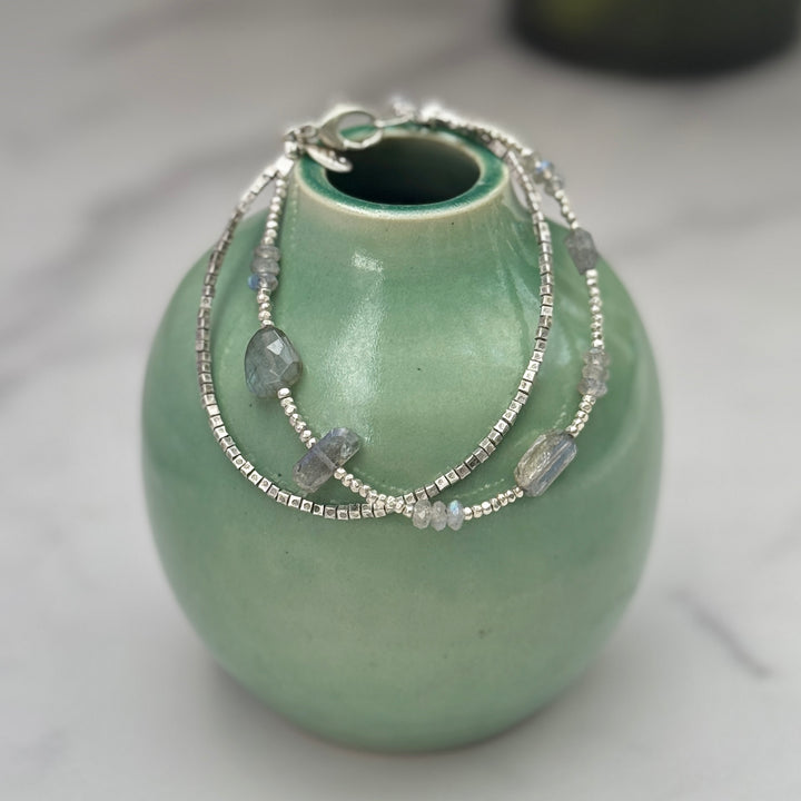 Labradorite Double Bracelet