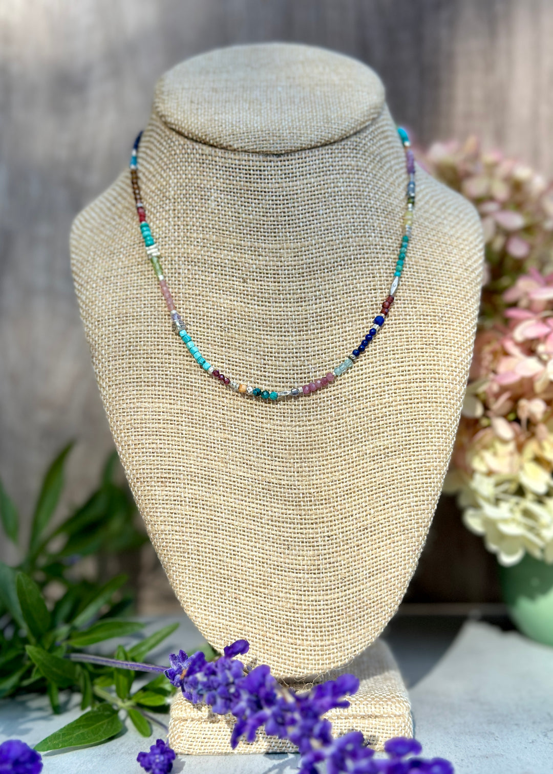 Rows of Gems Necklace