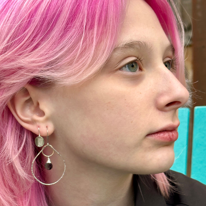 Stone Teardrop Earrings