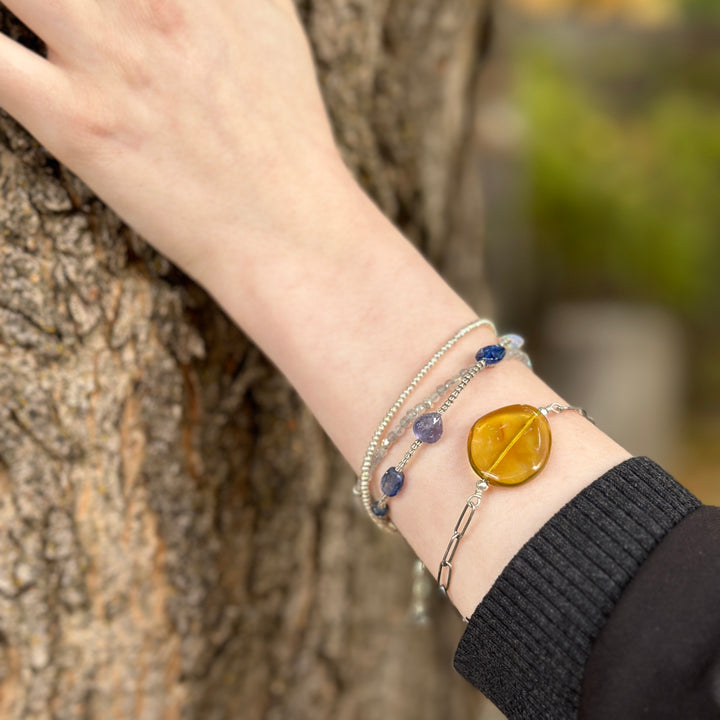 Green Amber Bracelet