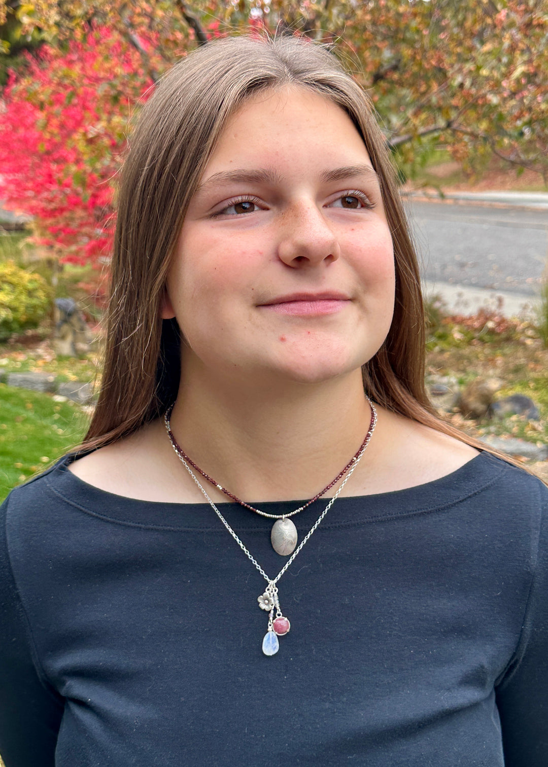 Gingko Leaf Charm Necklace