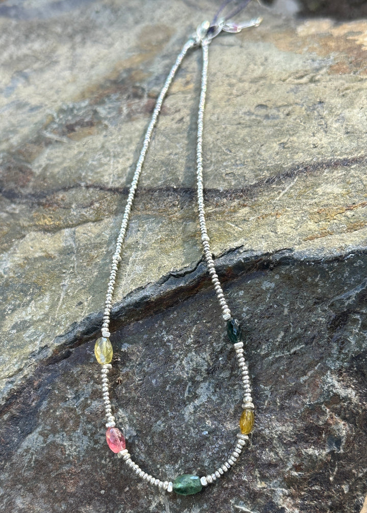 Tourmaline Rainbow Necklace