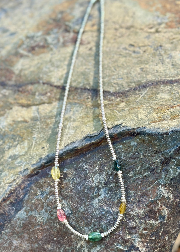 Tourmaline Rainbow Necklace