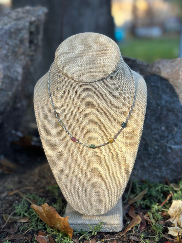 Tourmaline Rainbow Necklace