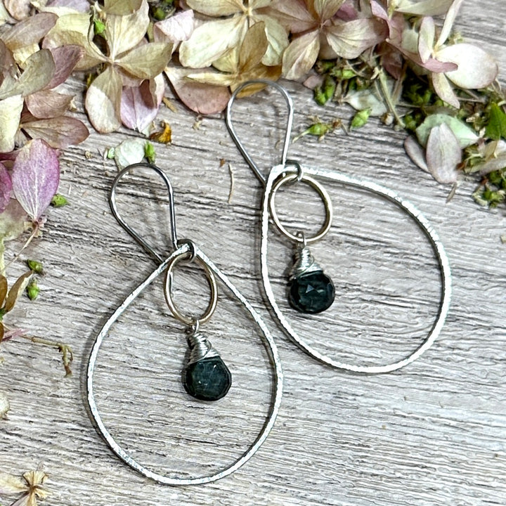 Stone Teardrop Earrings