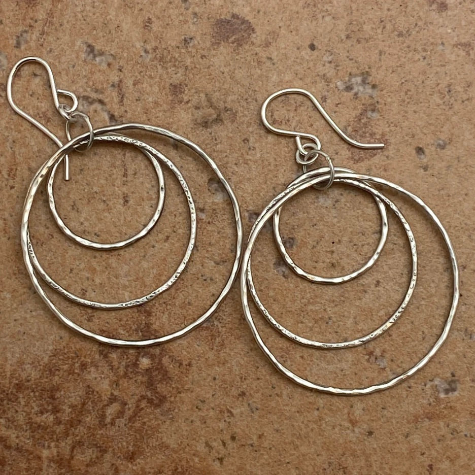 Silver Bracelet and Earrings Set