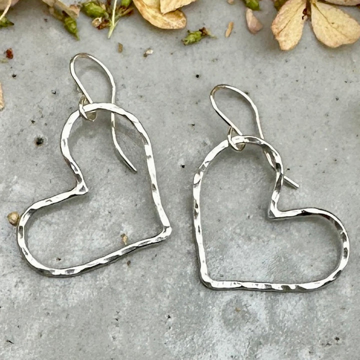 Heart Necklace and Earrings Set