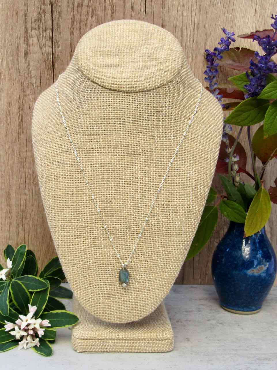 Labradorite Charm Necklace