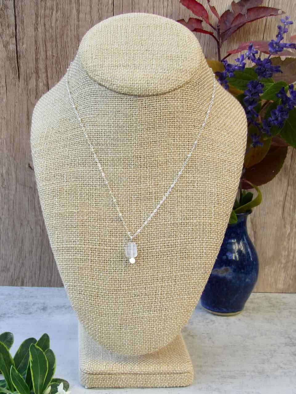 Moonstone Charm Necklace