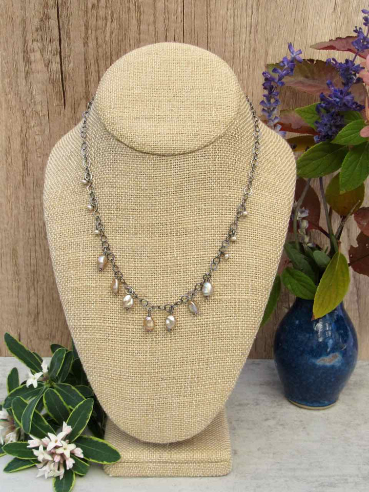 Pearl Charm Necklace