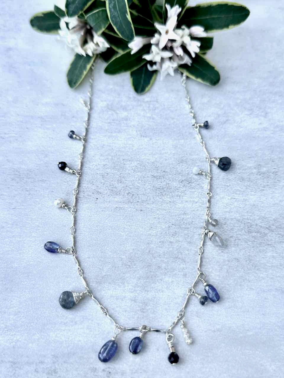Gemstone Chandelier Necklace