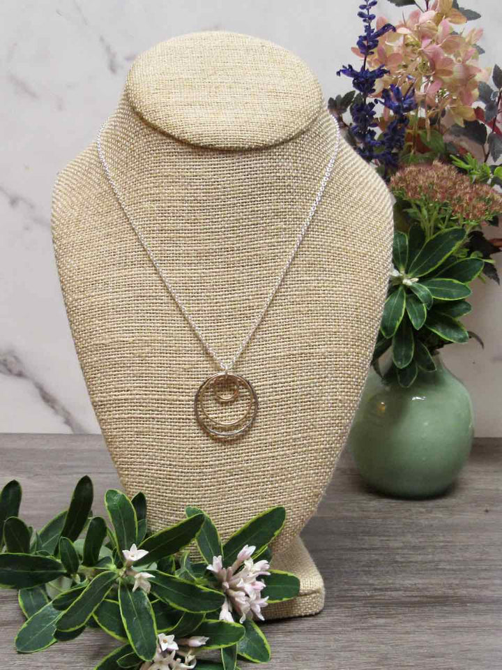 Small Mixed Circles Necklace