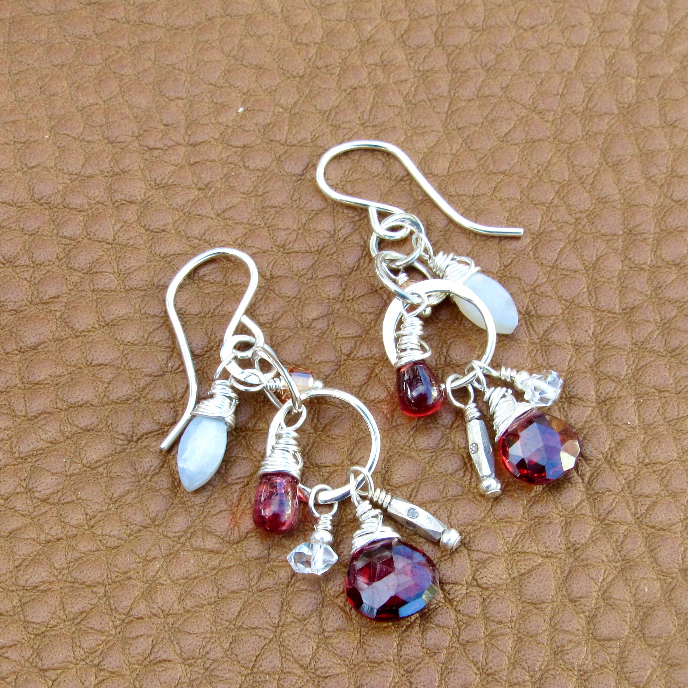 Color Drop Chandelier Earrings