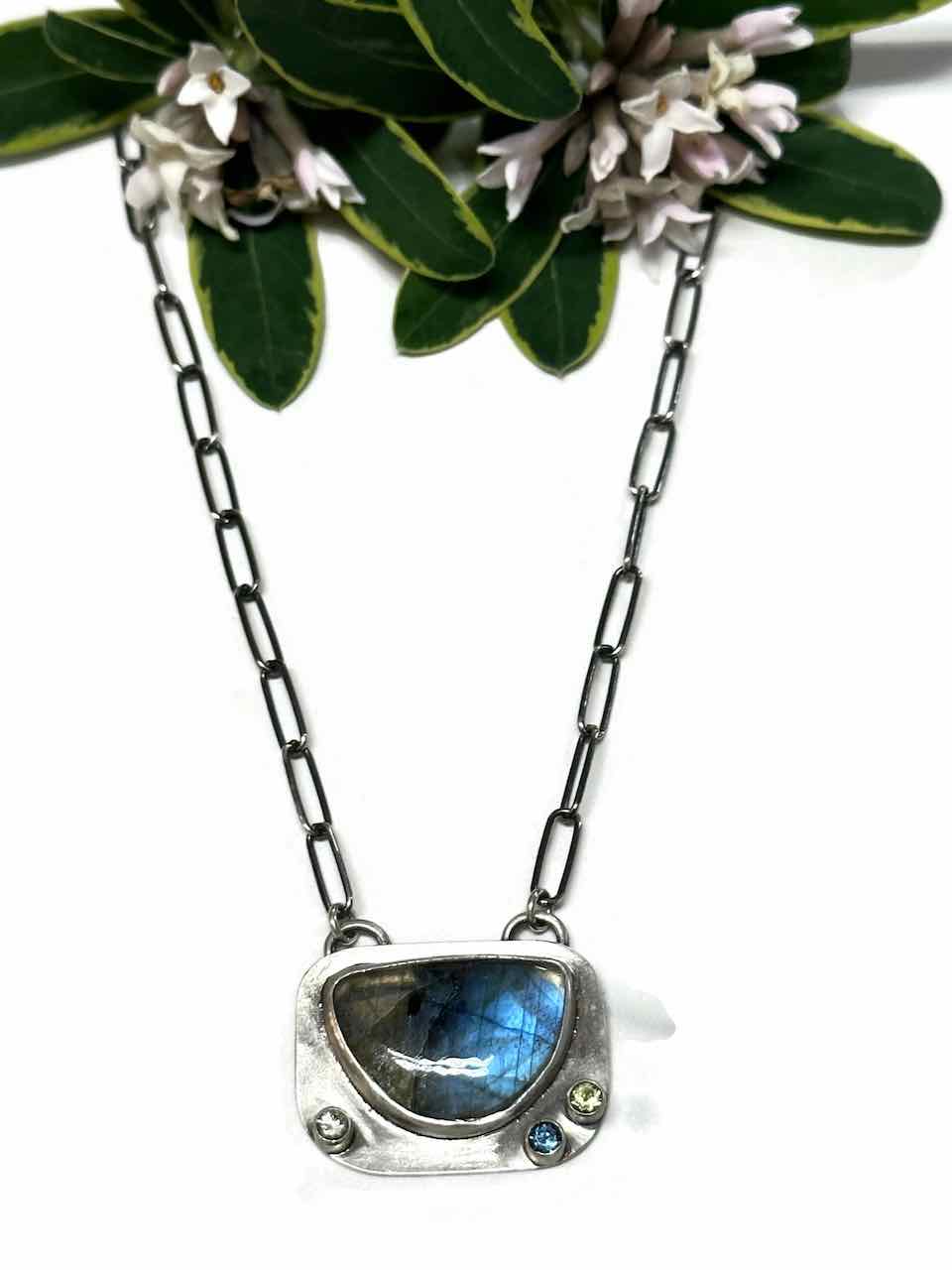 Blue Labradorite Necklace