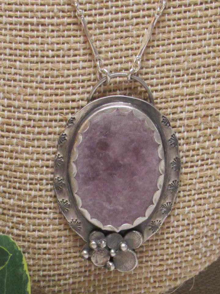 Lavender Flower Necklace