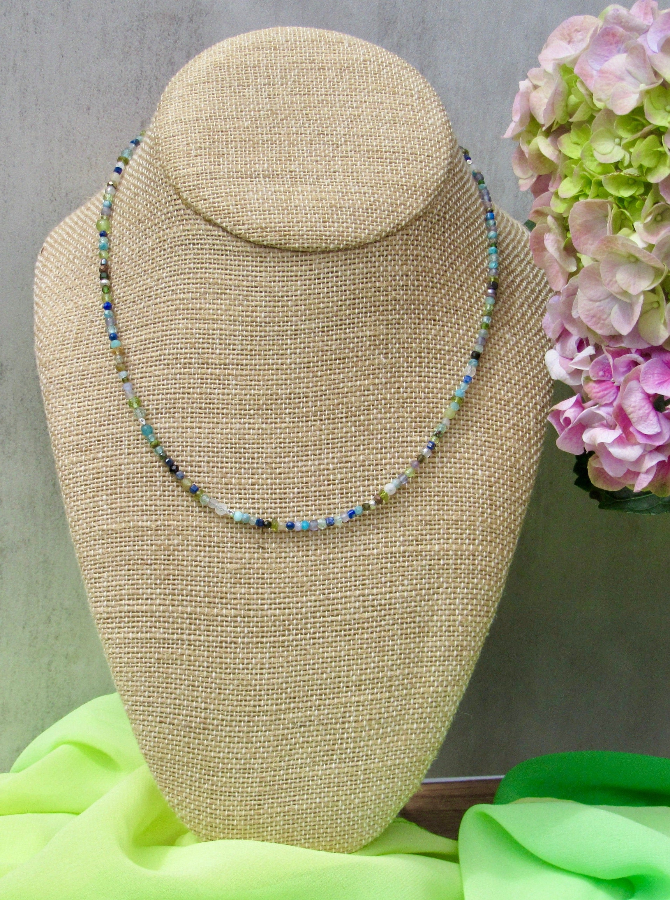 Delicate Mixed Gem Necklace