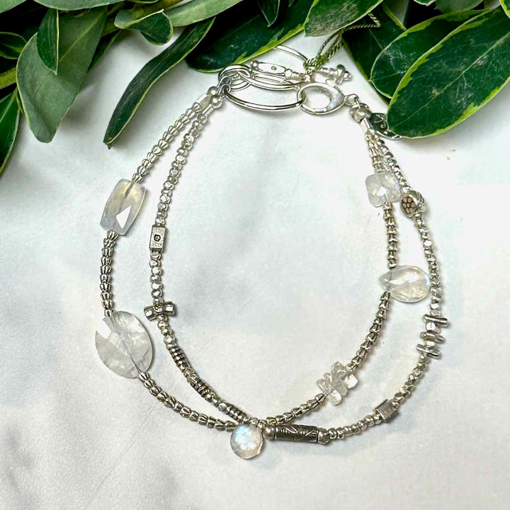 Moonstone Double Bracelet