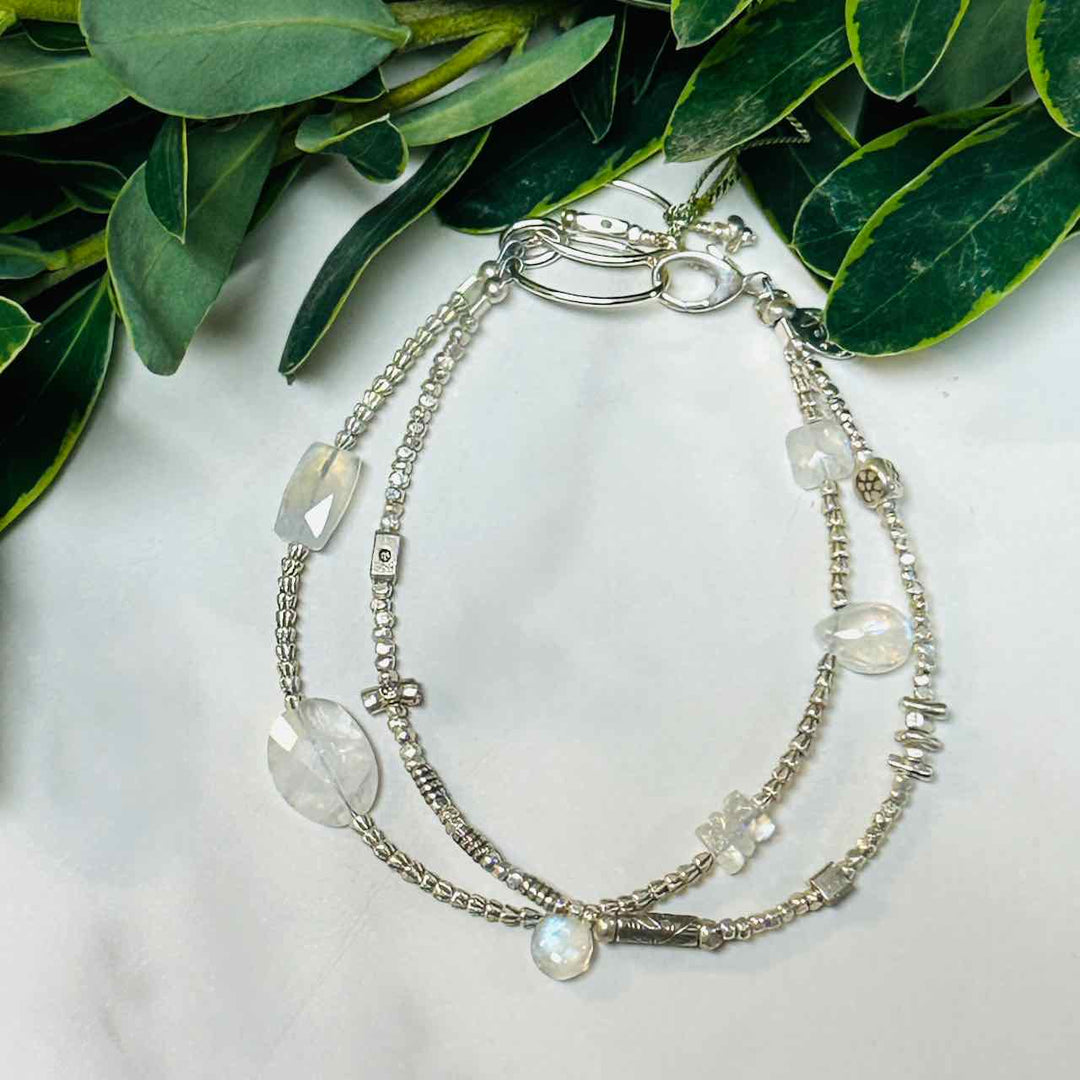 Moonstone Double Bracelet