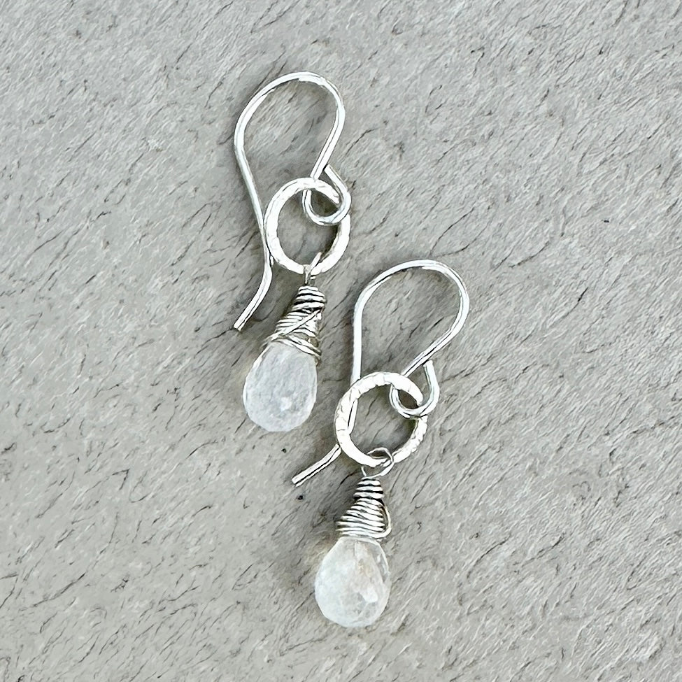 Stone Circle Earrings
